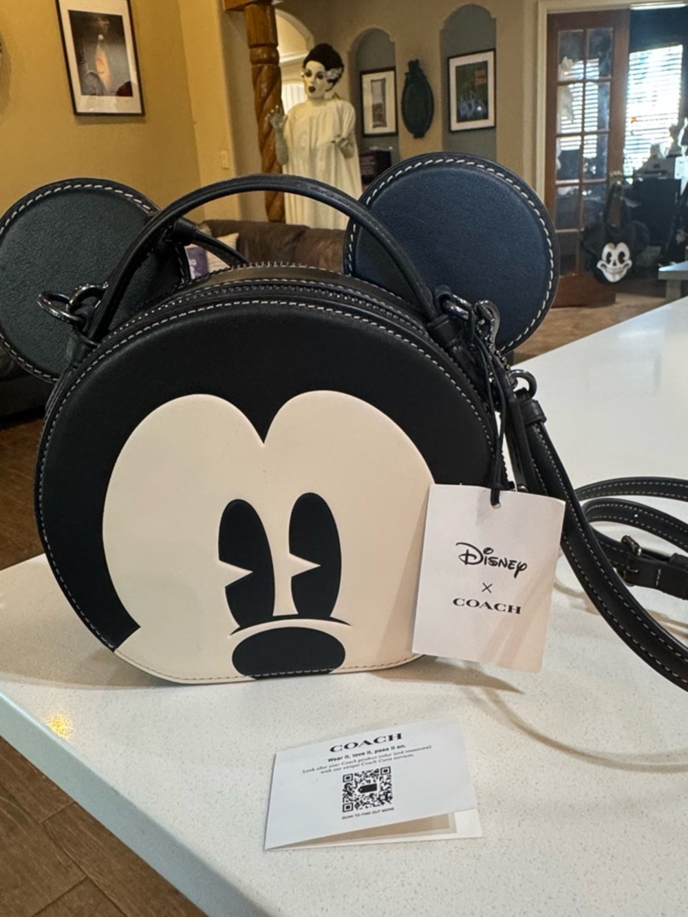 Coach x Disney Mickey Ear Crossbody Bag